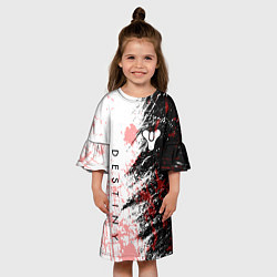 Платье клеш для девочки Destiny Кровавые пятна, цвет: 3D-принт — фото 2