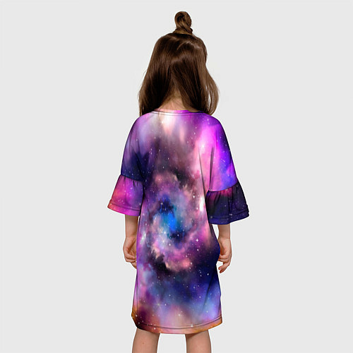 Детское платье Бумбокс в космосе / 3D-принт – фото 4
