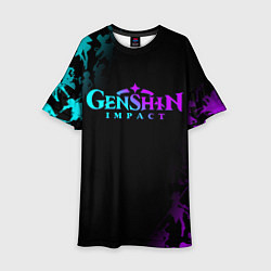 Детское платье GENSHIN IMPACT ГЕРОИ ИГРЫ HEROES GAME FNF