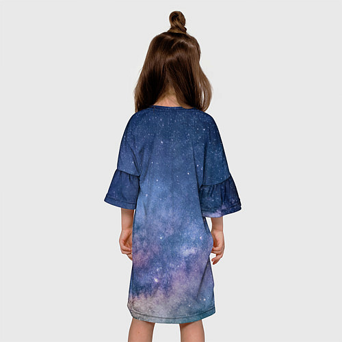Детское платье Nasa cosmos / 3D-принт – фото 4