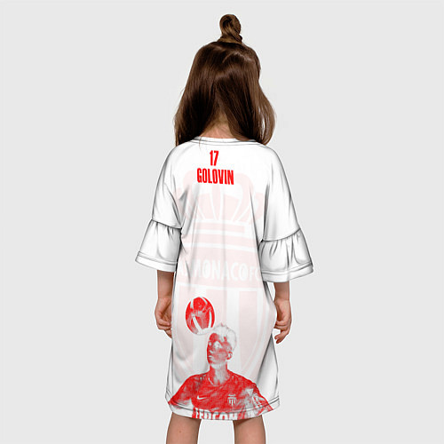 Детское платье AC Monaco Golovin Fan Theme / 3D-принт – фото 4