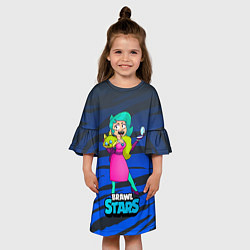 Платье клеш для девочки Нарисованная Лола, цвет: 3D-принт — фото 2