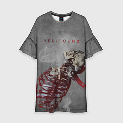 Платье клеш для девочки Hellbound Новая истина, цвет: 3D-принт