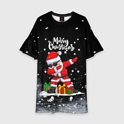 Детское платье Santa Dabbing с подарками