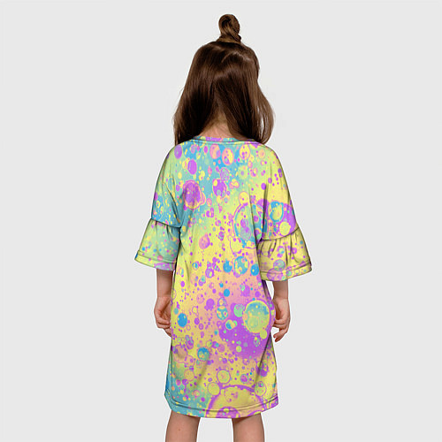 Детское платье Такаси Мураками Безумный ДОБ / 3D-принт – фото 4