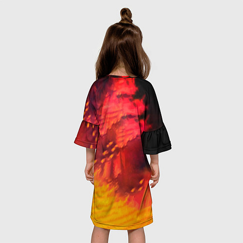 Детское платье Крещение огнём - Ария / 3D-принт – фото 4