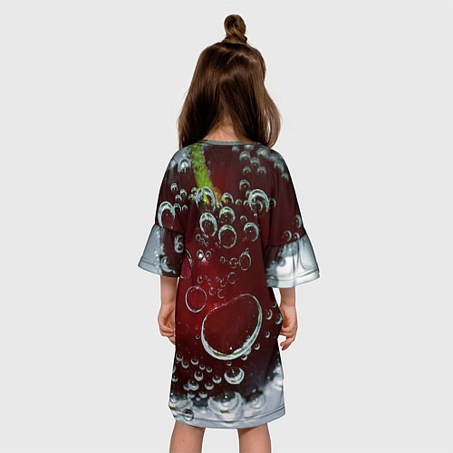 Детское платье Сочная вишня под водой / 3D-принт – фото 4