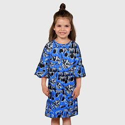 Платье клеш для девочки POPPY PLAYTIME ИГРА ПОППИ ПЛЕЙТАЙМ, цвет: 3D-принт — фото 2