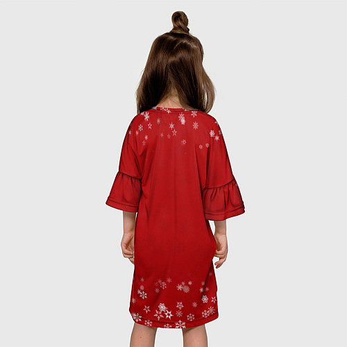 Детское платье Жду чуда в новом году / 3D-принт – фото 4