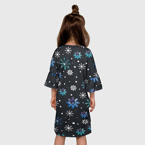 Детское платье DAB DED MOROZ 2022 / 3D-принт – фото 4