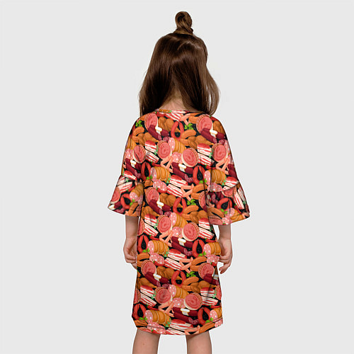 Детское платье Мясные Продукты / 3D-принт – фото 4