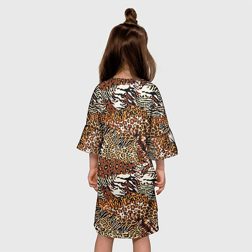 Детское платье Шкуры Диких Животных / 3D-принт – фото 4