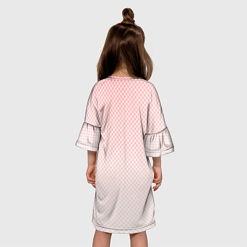 Детское платье Stray kids лого, K-pop ромбики / 3D-принт – фото 4