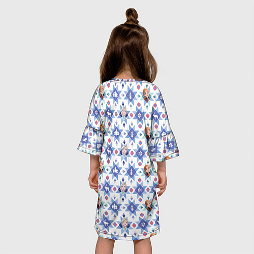 Детское платье Pattern Frozen / 3D-принт – фото 4