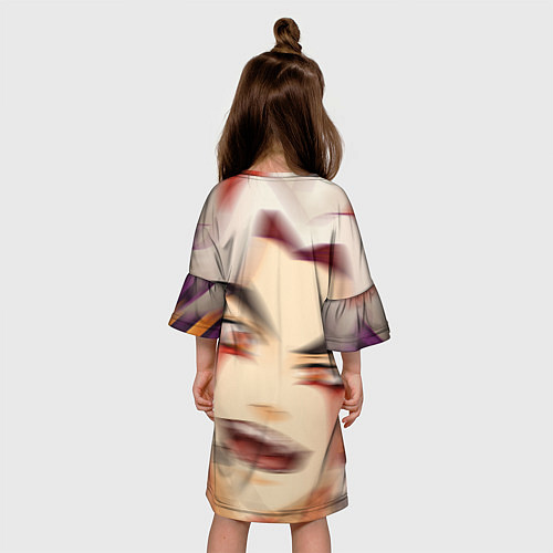 Детское платье АРАТАКИ ИТТО ЛИЦО ГЕНШИН ИМПАКТ / 3D-принт – фото 4
