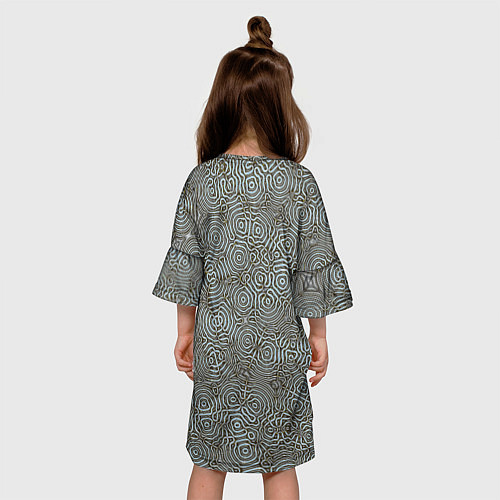 Детское платье Коллекция Journey Лабиринт 575-1 / 3D-принт – фото 4