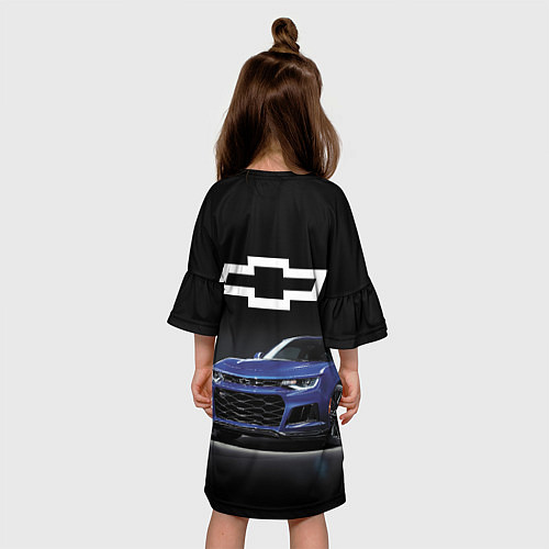 Детское платье Chevrolet Camaro ZL1 Motorsport / 3D-принт – фото 4
