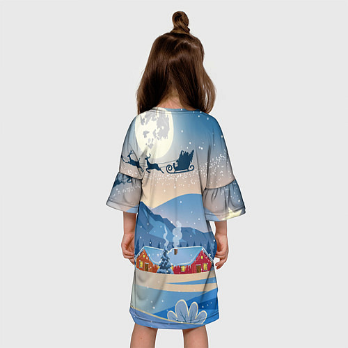 Детское платье Маленький слоненок в кружке / 3D-принт – фото 4