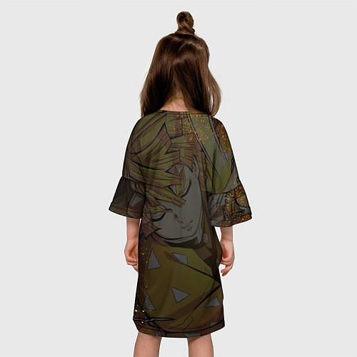 Детское платье ТОМИОКА SLAYER КЛИНОК / 3D-принт – фото 4