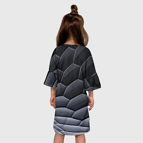 Детское платье Mercedes Benz pattern / 3D-принт – фото 4