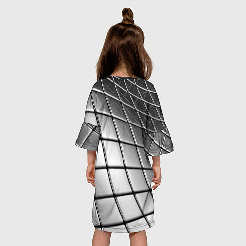 Детское платье BMW pattern 2022 / 3D-принт – фото 4