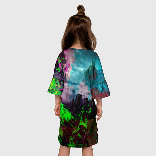 Детское платье Логово Некроманта / 3D-принт – фото 4