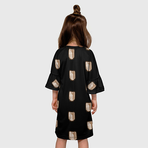 Детское платье Леви Логотипы Свечение / 3D-принт – фото 4
