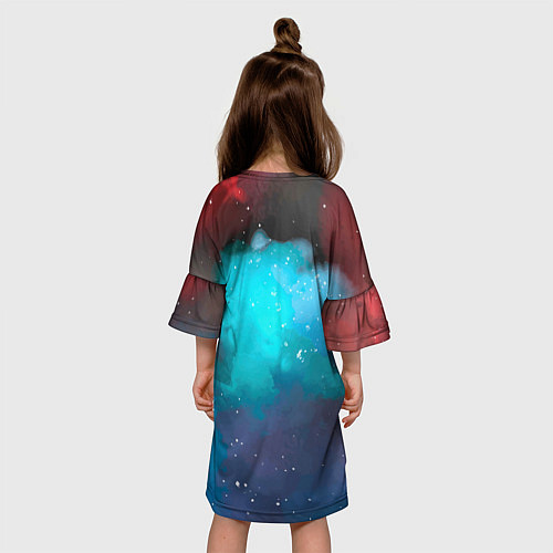 Детское платье 30 Seconds to Mars: Звездное небо / 3D-принт – фото 4