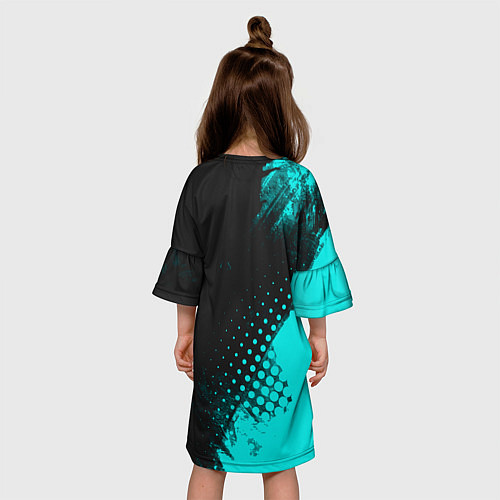 Детское платье 6IX9INE Текстура / 3D-принт – фото 4