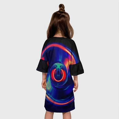 Детское платье Сверхновая сингулярность / 3D-принт – фото 4