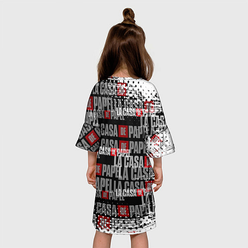 Детское платье La Casa de Papel токио / 3D-принт – фото 4