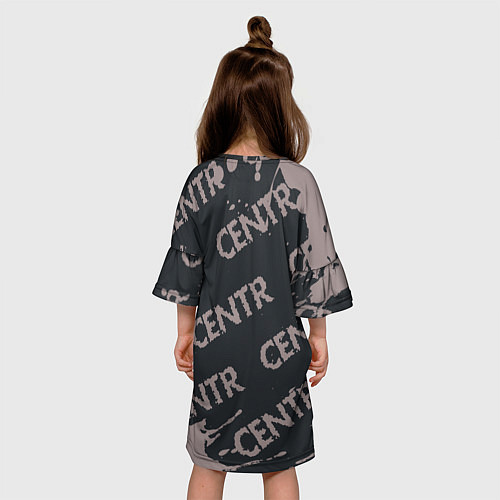 Детское платье CENTR Брызги / 3D-принт – фото 4