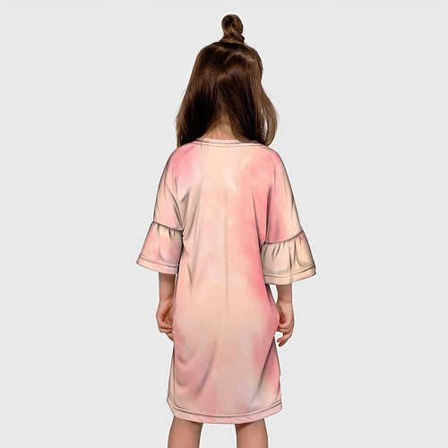 Детское платье Ленивец сидит / 3D-принт – фото 4