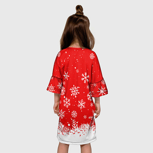 Детское платье КОТОЁЛКА на новый год / 3D-принт – фото 4