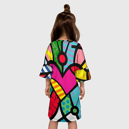 Детское платье Ромеро Бритто Арт / 3D-принт – фото 4