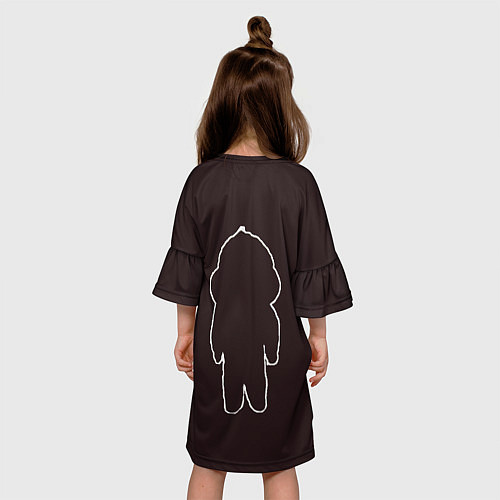 Детское платье Лалафанфан рисованный / 3D-принт – фото 4