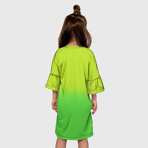 Детское платье Plants vs Zombies - Горохомёт / 3D-принт – фото 4