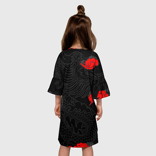 Детское платье Дракон Китайский дракон / 3D-принт – фото 4