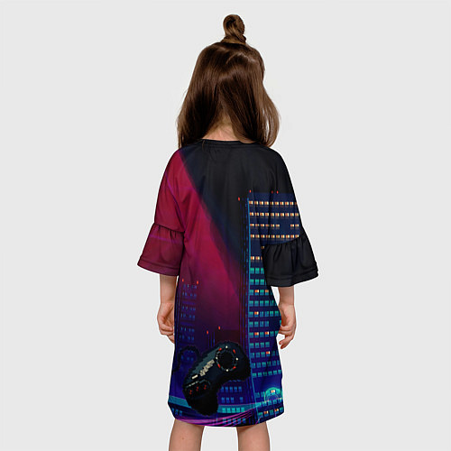 Детское платье SEGA MEGA DRIVE / 3D-принт – фото 4