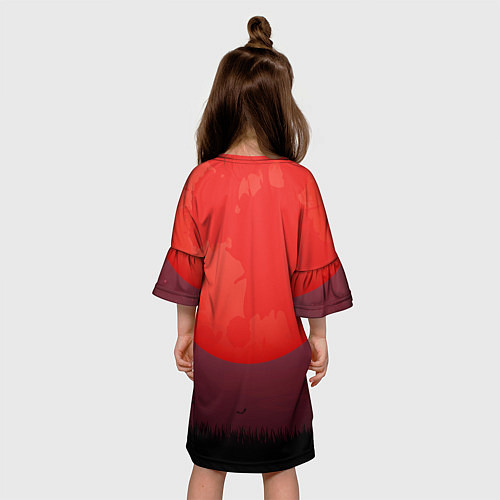 Детское платье Prey красная планета / 3D-принт – фото 4