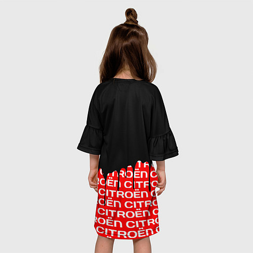 Детское платье Citroen ситроен / 3D-принт – фото 4
