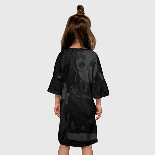 Детское платье Танджиро Камадо - убийца демонов / 3D-принт – фото 4