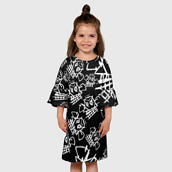 Платье клеш для девочки JINX PATTERN ДЖИНКС, цвет: 3D-принт — фото 2