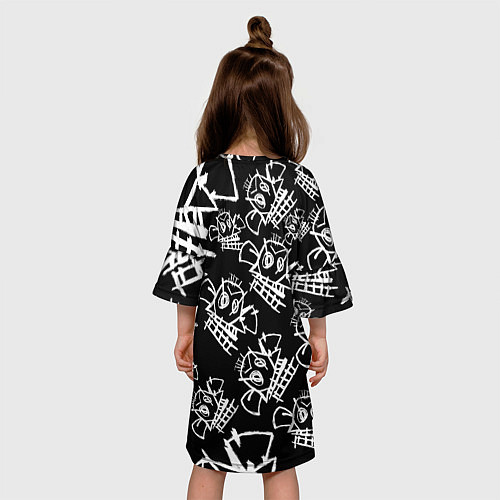 Детское платье JINX PATTERN ДЖИНКС / 3D-принт – фото 4