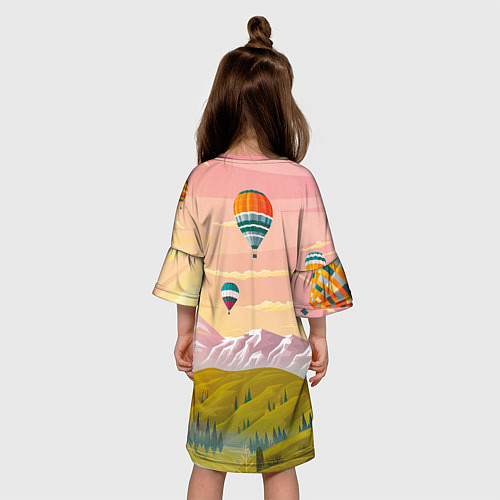 Детское платье Rayman воздушные шары / 3D-принт – фото 4
