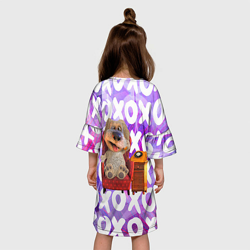Детское платье Бен Собака / 3D-принт – фото 4