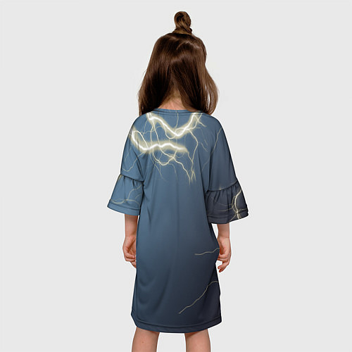 Детское платье Клинок рассекающий демонов Зенитсу / 3D-принт – фото 4