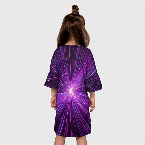 Детское платье Космический олень Space Deer / 3D-принт – фото 4
