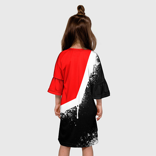 Детское платье ТЕСЛА TESLA WHITE LINE / 3D-принт – фото 4
