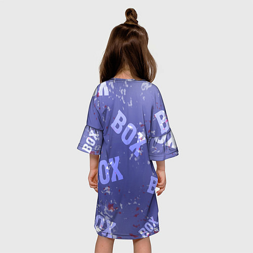 Детское платье Boxing - фиолетовый / 3D-принт – фото 4